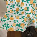 NWT NOS Vintage 80s Surfin Summer Yellow Rose Shorts M L Size L Photo 2