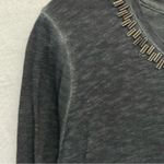 DKNY  Charcoal Tee with Metallic Detailing Photo 5