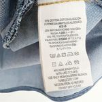 Free People  Dynamite Mini Dress in 70s Blue Denim Button Front Size Medium Photo 12