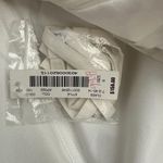 White House | Black Market Silk Linen White Tube Top Strapless Dress Size 6 NEW Photo 2