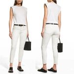 MOUSSY VINTAGE Burnside Skinny Jeans SIZE 27 White Distressed Denim Patchwork Photo 1