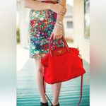 Tabitha from Anthropologie Meadow Floral and Striped Lined Pencil Skirt Size 16 Blue Photo 4