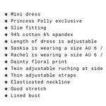 Princess Polly Roslyn Mini Dress in Green Floral US Size 0 Photo 14