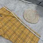 Unique Vintage  High Waisted Cropped Pants Plaid 90s Style Punk in Yellow 5X/26 Photo 14