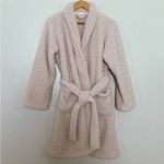 Pottery Barn  Teddy Bear Robe Womens Pale Pink Size S Photo 12