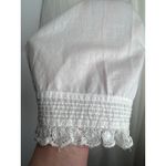 1990s Eileen West White Cotton Lace Pintuck Nightgown Medium Photo 6