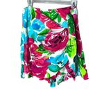 ZARA ‎ Floral Print Linen Blend Wrap Skort Size S NWT Photo 0
