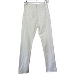 NWOT MOTHER High Waisted Rider Skimp Jeans Women's Size 25 White Cotton Blend Photo 5