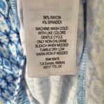 Dakini Blue White Patterned Babydoll Dress Mini Knee Length Built Photo 7