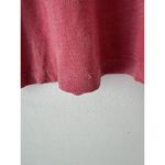 We The Free  Pink Pullover Oversized Lyocell Linen Long Sleeve T-Shirt Sz Small Photo 3