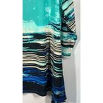 Investments Womens Abstract Scoop Neck Long Sleeve Tunic Top Multicolor Size 2X Photo 2