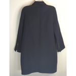 ZARA Black Wool Double Breasted Coat Womens M Gold Button Outdoor Gorpcore Photo 7