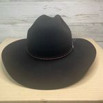 Bailey Vintage Western Hat Double XX Fur Blend Black size 6 5/8 Cowgirl Rodeo Photo 3