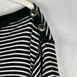 Westbound  Stripe Boatneck Sleeve Pocket Blouse 2X Photo 2