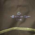 Aerie NWOT Offline By  Goals 7/8 Legging Green Hi Rise Mustard Stitch Size Small Photo 8