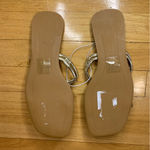 Azalea Wang Stetson Sandals in Gold Photo 1