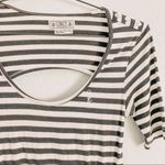 Obey Black/White Striped Dress. Size Small. Photo 0