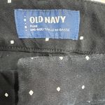 Old Navy  Black Pixie Mid-Rise Pants with White Diamond Pattern Size 14 Tall Photo 3