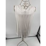 LASCANA White Sleeveless Top Crochet Detail Women’s SIZE 12/14 White Photo 6