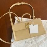 Cafune Stance Wallet Crossbody Purse in tan neutral leather Nwt quiet luxury Photo 0