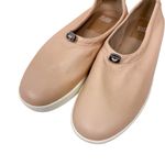 Eileen Fisher  Sydney Washed Leather Sneaker Blush Pink Pull On Womens Size 8.5 Photo 6