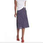 Madewell  Bengali Indigo Baby Floral Midi Skirt Lightweight Size 0 Photo 6