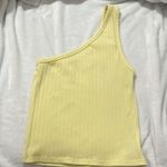 American Eagle  women’s Single strap one shoulder tank top Yellow Size Medium Photo 1