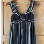 Free People Breezin’ Through Black Striped One Piece Jumpsuit Woman’s size Small Photo 3