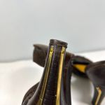 Chloé Chloe Leather Suede Cut‎ Out Peep Toe Heels Women's 38.5 (US 8.5) Photo 7