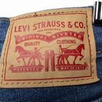 Levi's  Womens Ribcage Straight Jeans 31 High Rise Button Fly Blue Denim Classic Photo 10