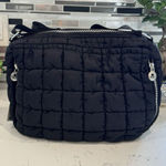 Valentino Orlandi Italian Large Crossbody Bag Silver Hardware & Signature Strap Photo 0