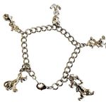 Disney Silver tone charm bracelet Photo 0