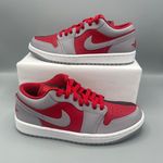 Nike New Air Jordan 1 Low SE Gym Red/Black/White/Cement Grey #Women's/ Size 8 Photo 2