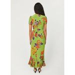 💕RHODE💕 Lulani Midi Dress ~ Green Lanai Floral Print 8 NWT Photo 6
