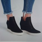 Maurice's Black Sneaker Wedge Photo 6