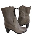 AGL Attilio Giusti Leombruni Leather Ankle Lace Up Boot Sz 8( 39 EU ) NEW Gray Photo 1