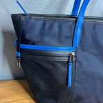 Tumi Voyageur Everyday Tote Travel Bag Blue Black Airplane Work School Photo 1