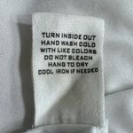 Mine White Mini Dress w/ Tan Polka Dots and Ruffled Hem & Sleeves Women’s Large Photo 5