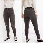 Madewell NEW  Curvy High-Rise Skinny‎ Jeans in Black Sea, 24 Photo 1