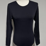 Babaton Contour Black Bodysuit Long Sleeve Basic Everyday Essential Body Large Photo 0