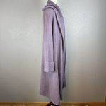 Soft Surroundings  Telluride Topper Long Cardigan Size Large Purple Wool Mohair Photo 4