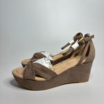 Dirty Laundry  DL Devin Platform Wedge Sandal in Dusty Taupe Photo 5