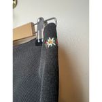 Post Card Snowboard Stretch Scuba Zip Flare Apres Ski Pants Women's Sz. 6 Gray Photo 1