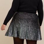 Torrid Black Ombré Sequin Skater Skirt Photo 2