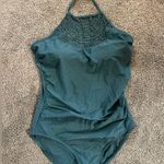 Merona laser cut high neck one piece modest swimsuit Photo 0