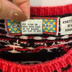 Cardigan Bay Christmas Red Snowman Winter Chunky Holiday Sweater Women's size XL Photo 9