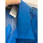 sag harbor dress women Sheer Floral Burnout Blouse Button Photo 5