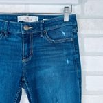 Hollister Low Rise Super Distressed Raw Hem Dark Wash Denim Jeans 3S 26 x 28 Photo 10