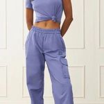 Alo Yoga International Wide Leg City Pant Infinity Blue S Photo 4