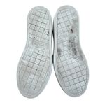 J.CREW Mirror Metallic Tab Saturday Leather Sneakers Shoes White Gold Size 8 Photo 11